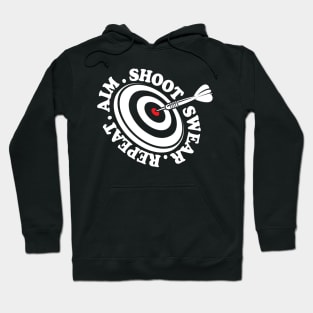 Aim Shoot Swear Repeat - Dart Hoodie